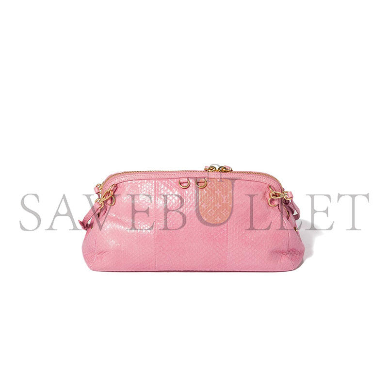MIU MIU CAPRICE AYERS LEATHER CLUTCH 5BF130 (28*14.5*10cm)